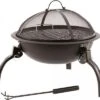 Outwell Cazal Fire Pit M Cuenco De Fuego Con Rejilla Y Tapa De Tamiz 52,5 X 52,5 X 40 Cm