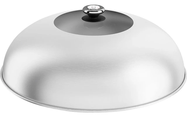 Campana De Cocción De Acero Inoxidable De Feuerdesign Con Inserto De Vidrio 1 Campana De Cocción De Acero Inoxidable De Feuerdesign Con Inserto De Vidrio