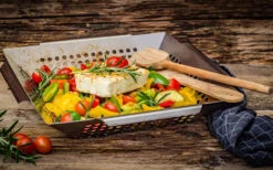 Cesta Para Verduras Grillfürst De Acero Inoxidable 34,5 X 34,5 X 7 Cm -Restaurante De Barbacoa 384707 2808569