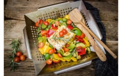 Cesta Para Verduras Grillfürst De Acero Inoxidable 34,5 X 34,5 X 7 Cm -Restaurante De Barbacoa 384710 2808575