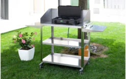 Estufa De Gas CF Parker De 2 Fuegos Sin Fusible De Encendido Antracita