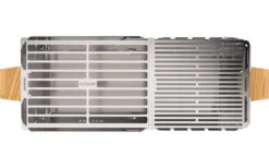 Parrilla De Carbón De Acero Inoxidable Extensible Knister Premium Con Pincho Incluido -Restaurante De Barbacoa 441687 3120956