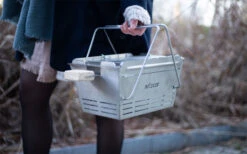 Parrilla De Carbón De Acero Inoxidable Extensible Knister Premium Con Pincho Incluido -Restaurante De Barbacoa 441690 3120962