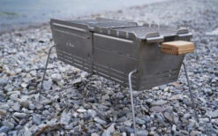 Parrilla De Carbón De Acero Inoxidable Extensible Knister Premium Con Pincho Incluido -Restaurante De Barbacoa 441693 3120968