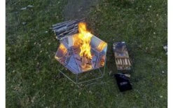 Parrilla Y Cuenco De Fuego Hexagonal Origin Outdoors 40 X 45 Cm -Restaurante De Barbacoa 517382 3485083