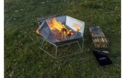 Parrilla Y Cuenco De Fuego Hexagonal Origin Outdoors 40 X 45 Cm -Restaurante De Barbacoa 517713 3485089