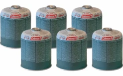 Cartucho De Válvula Coleman C500 Mezcla De Butano Y Propano 440 G 6 Piezas